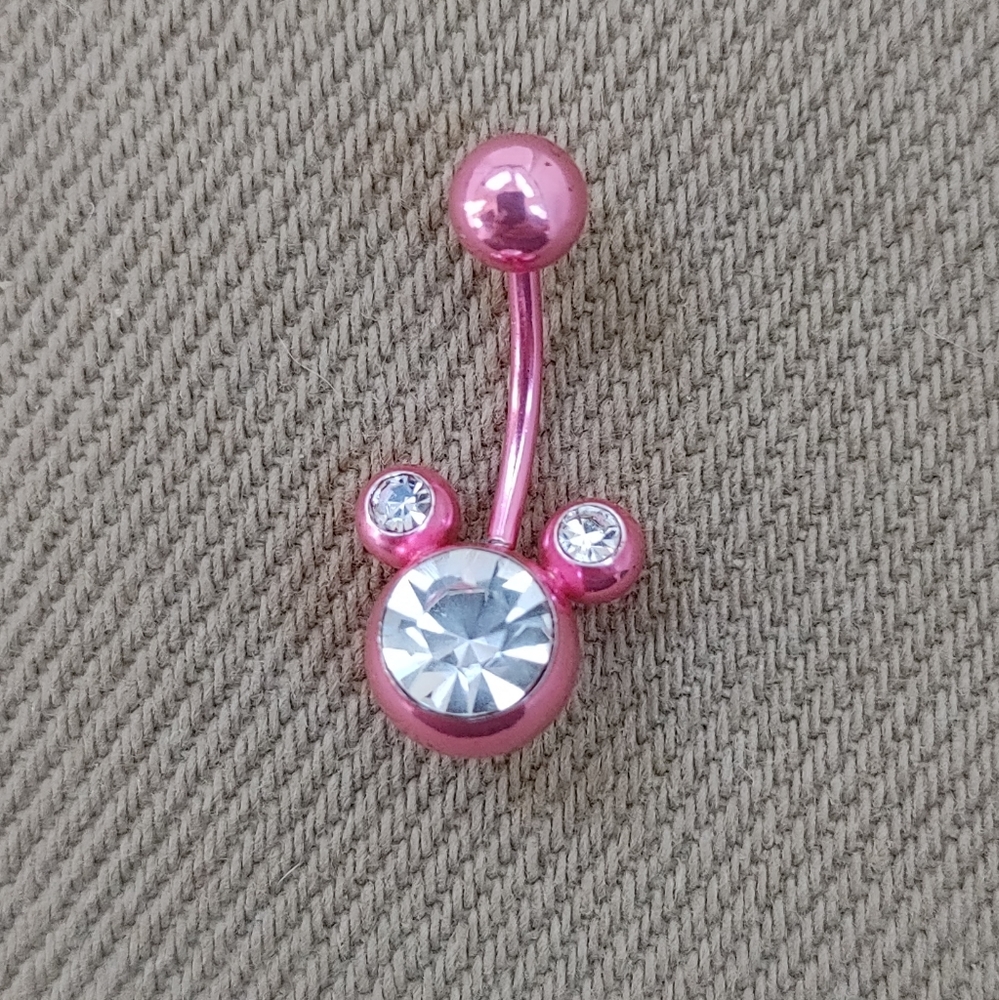 Mickey Mouse 16G 317L belly button jewelry